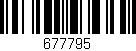 Código de barras (EAN, GTIN, SKU, ISBN): '677795'
