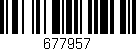 Código de barras (EAN, GTIN, SKU, ISBN): '677957'