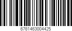 Código de barras (EAN, GTIN, SKU, ISBN): '6781463004425'