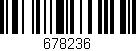 Código de barras (EAN, GTIN, SKU, ISBN): '678236'
