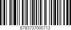 Código de barras (EAN, GTIN, SKU, ISBN): '6783737000713'