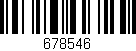 Código de barras (EAN, GTIN, SKU, ISBN): '678546'