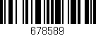 Código de barras (EAN, GTIN, SKU, ISBN): '678589'
