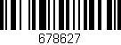 Código de barras (EAN, GTIN, SKU, ISBN): '678627'