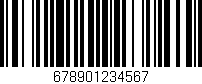 Código de barras (EAN, GTIN, SKU, ISBN): '678901234567'