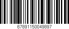 Código de barras (EAN, GTIN, SKU, ISBN): '67891150049897'