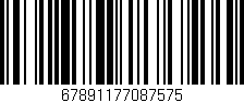 Código de barras (EAN, GTIN, SKU, ISBN): '67891177087575'