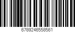 Código de barras (EAN, GTIN, SKU, ISBN): '6789246558561'