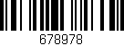 Código de barras (EAN, GTIN, SKU, ISBN): '678978'