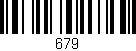 Código de barras (EAN, GTIN, SKU, ISBN): '679'