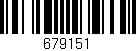 Código de barras (EAN, GTIN, SKU, ISBN): '679151'