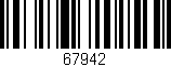 Código de barras (EAN, GTIN, SKU, ISBN): '67942'