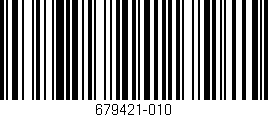Código de barras (EAN, GTIN, SKU, ISBN): '679421-010'