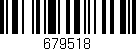 Código de barras (EAN, GTIN, SKU, ISBN): '679518'