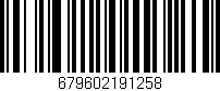 Código de barras (EAN, GTIN, SKU, ISBN): '679602191258'