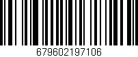 Código de barras (EAN, GTIN, SKU, ISBN): '679602197106'