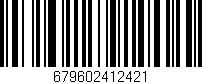 Código de barras (EAN, GTIN, SKU, ISBN): '679602412421'