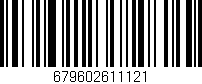 Código de barras (EAN, GTIN, SKU, ISBN): '679602611121'