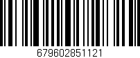 Código de barras (EAN, GTIN, SKU, ISBN): '679602851121'