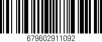 Código de barras (EAN, GTIN, SKU, ISBN): '679602911092'