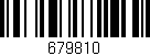 Código de barras (EAN, GTIN, SKU, ISBN): '679810'