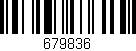 Código de barras (EAN, GTIN, SKU, ISBN): '679836'