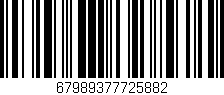 Código de barras (EAN, GTIN, SKU, ISBN): '67989377725882'
