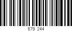 Código de barras (EAN, GTIN, SKU, ISBN): '679/244'