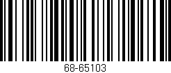 Código de barras (EAN, GTIN, SKU, ISBN): '68-65103'