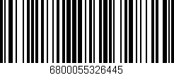 Código de barras (EAN, GTIN, SKU, ISBN): '6800055326445'