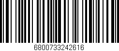 Código de barras (EAN, GTIN, SKU, ISBN): '6800733242616'
