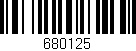 Código de barras (EAN, GTIN, SKU, ISBN): '680125'