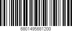 Código de barras (EAN, GTIN, SKU, ISBN): '6801495681200'