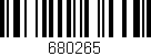 Código de barras (EAN, GTIN, SKU, ISBN): '680265'
