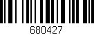 Código de barras (EAN, GTIN, SKU, ISBN): '680427'