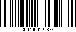 Código de barras (EAN, GTIN, SKU, ISBN): '6804988229675'