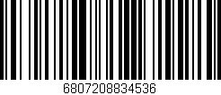 Código de barras (EAN, GTIN, SKU, ISBN): '6807208834536'