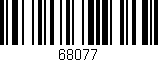 Código de barras (EAN, GTIN, SKU, ISBN): '68077'