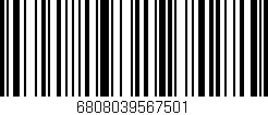 Código de barras (EAN, GTIN, SKU, ISBN): '6808039567501'
