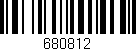 Código de barras (EAN, GTIN, SKU, ISBN): '680812'