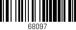 Código de barras (EAN, GTIN, SKU, ISBN): '68097'
