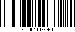 Código de barras (EAN, GTIN, SKU, ISBN): '6809814866659'