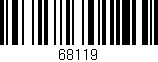 Código de barras (EAN, GTIN, SKU, ISBN): '68119'