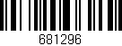 Código de barras (EAN, GTIN, SKU, ISBN): '681296'