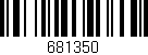 Código de barras (EAN, GTIN, SKU, ISBN): '681350'