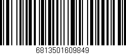 Código de barras (EAN, GTIN, SKU, ISBN): '6813501609849'