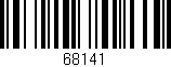Código de barras (EAN, GTIN, SKU, ISBN): '68141'