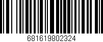 Código de barras (EAN, GTIN, SKU, ISBN): '681619802324'