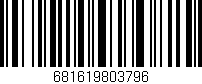 Código de barras (EAN, GTIN, SKU, ISBN): '681619803796'