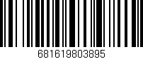 Código de barras (EAN, GTIN, SKU, ISBN): '681619803895'